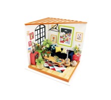 Румбокс Интерьерный конструктор Hobby Day DIY MiniHouse, Гостиная, DG106