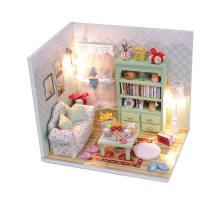 Румбокс Интерьерный конструктор Hobby Day DIY MiniHouse, Чай вдвоём (с фигурками), M012